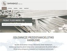 Tablet Screenshot of barabasz.pl